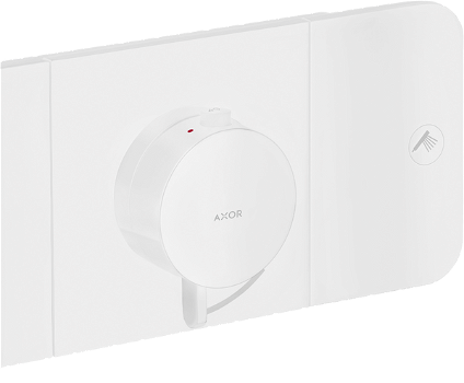 Axor One - Modul termostatu pod omietku pre 2 spotrebiče, biela matná 45712700