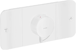 Axor One - Modul termostatu pod omietku pre 2 spotrebiče, biela matná 45712700