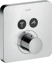 Axor ShowerSelect - Termostatická batéria pod omietku pre 2 spotrebiče, chróm 36707000