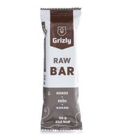 Balenie 15x GRIZLY  RAW Bar kokos-kešu-kakao 55 g