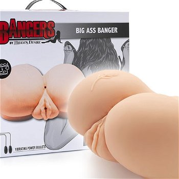 Bangers Big Ass Banger Vibrating Pussy & Ass masturbátor
