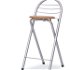 Barová stolička Boxer - buk / aluminium