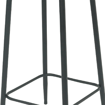 Barová stolička, čierna, HAMIA, tovar 2. triedy