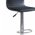 Barová stolička H-21 - čierna / chróm