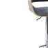 Barová stolička H-98 - sivá / dub jasný / chróm