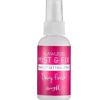 Barry M Fixačný sprej na make-up Dewy Finish (Mist & Fix Makeup Setting Spray) 50 ml