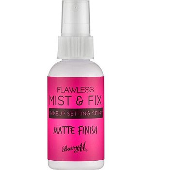 Barry M Fixačný sprej na make-up s matujúcim efektom Matte Finish (Mist & Fix Makeup Setting Spray) 50 ml