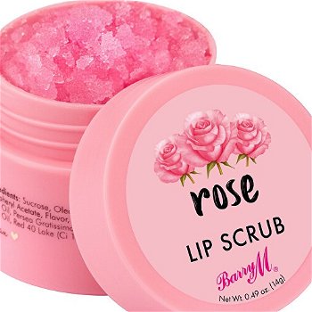 Barry M Peeling pery Růže (Rose Lip Scrub) 14 g