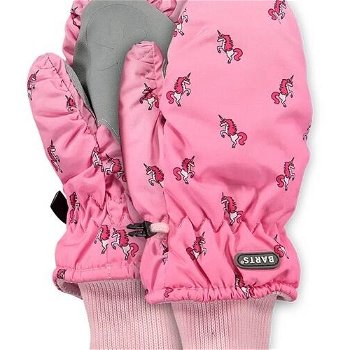 BARTS MITTS KIDS Detské palcové rukavice, ružová, veľkosť