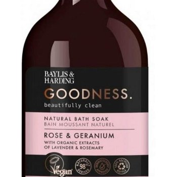 Baylis & Harding Pena do kúpeľa Růže a muškát Goodness ( Natura l Bath Soak) 500 ml