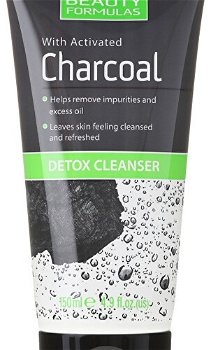 Beauty Formulas Detoxikační emulzia s aktívnym uhlím Charcoal ( Detox Cleanser) 150 ml