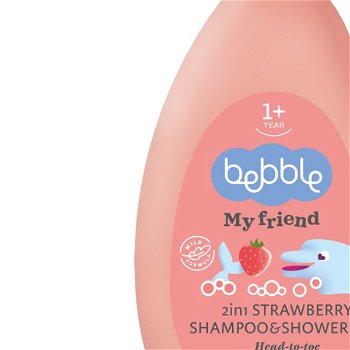 Bebble Detský šampón a sprchový gél 2v1 jahoda 250 ml