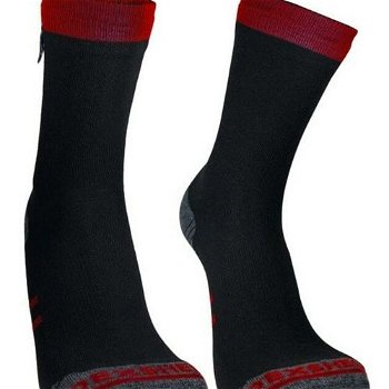 Bežecké ponožky Dexshell Running Lite Sock red