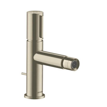 Bidetová batéria Hansgrohe Axor Uno s výpusťou kartáčovaný nikel 45210820