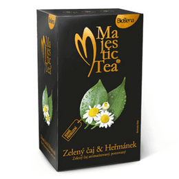 Biogena Majestic Tea Zelený čaj - Harmanček 20 x 1,5 g