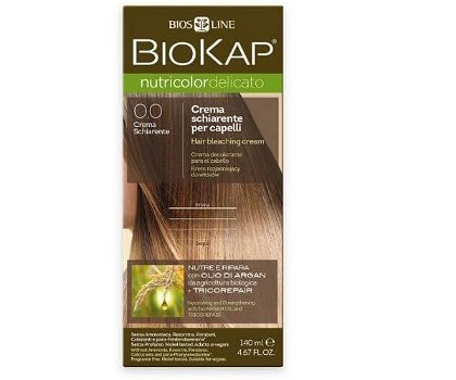 Biokap NUTRICOLOR DELICATO - farba na vlasy - 0.0 Zosvetľovač 140 ml