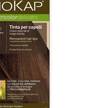 Biokap NUTRICOLOR DELICATO - farba na vlasy - 6.06 Blond tmavá Havana 140 ml