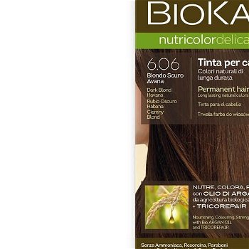 Biokap NUTRICOLOR DELICATO - farba na vlasy - 6.06 Blond tmavá Havana 140 ml