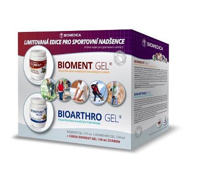 Biomedica Bioment gél 370 ml + Bioarthro gél 370 ml + Bioment gél 100 ml ZD ARMA