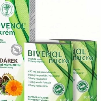 Biomedica Biovenol krém 200 ml + Bivenol micro 20 tabliet