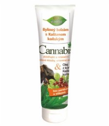 Bione Cosmetics Bylinný balzam s gaštanmi konským Cannabis 300 ml