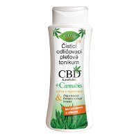 Bione Cosmetics Čistiace a odličovacie pleťové tonikum CBD Kanabidiol 255 ml