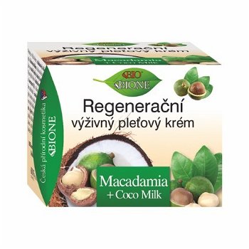 Bione Cosmetics Regeneračný pleťový krém Macadamia + Coco Milk 51 ml
