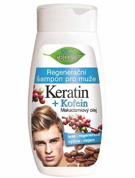 Bione Cosmetics Regeneračný šampón pre mužov Keratin + Kofein 260 ml