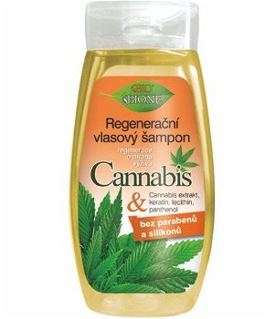 Bione Cosmetics Regeneračný výživný šampón Cannabis 260 ml