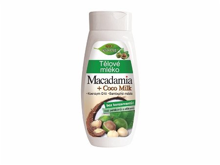 Bione Cosmetics Tělové mlieko Macadamia + Coco Milk 400 ml
