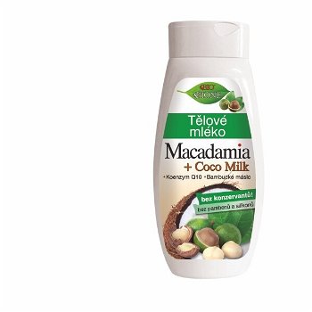 Bione Cosmetics Tělové mlieko Macadamia + Coco Milk 400 ml