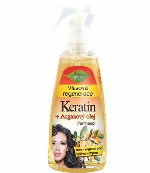 Bione Cosmetics Vlasová regenerácia Keratin + Arganový olej s panthenolom 260 ml
