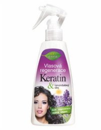 Bione Cosmetics Vlasová regenerácia s Keratin em Levandule 260 ml
