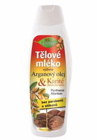 Bione Cosmetics Výživné telové mlieko Arganový olej + Karité 500 ml