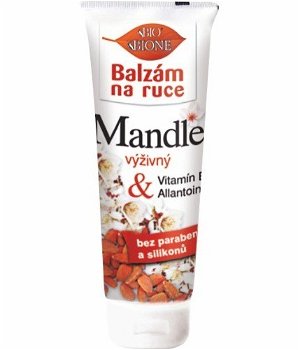 Bione Cosmetics Výživný balzam na ruky Mandle s alantoínom a vitamínom E 205 ml