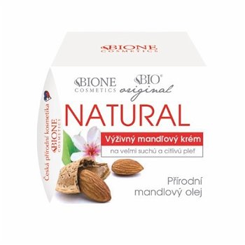 Bione Cosmetics Výživný mandľový krém na veľmi suchú a citlivú pleť Natural 51 ml