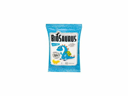 Biosaurus Kukuričné chrumky morská soľ 50 g