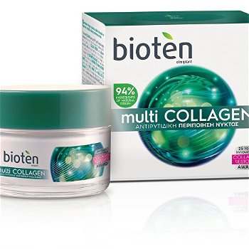bioten Nočný krém proti vráskam Multi Collagen (Antiwrinkle Overnight Treatment) 50 ml