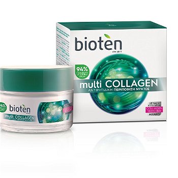 bioten Nočný krém proti vráskam Multi Collagen (Antiwrinkle Overnight Treatment) 50 ml