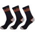 BLACK & DECKER SOCKS BLACK 3P Pracovné ponožky, , veľkosť