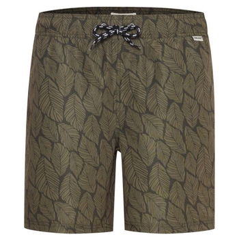 BLEND SWIMWEAR Pánske plavkové šortky, khaki, veľkosť