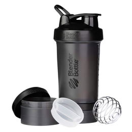 Blender Bottle šejker Prostak so zásobníkom 650 ml čierny