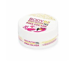 BODYBE Opaľovací maslo sa trblietavým efektom Piña Colada SPF 15 ( Body Butter Tanning Shimmer) 150 ml