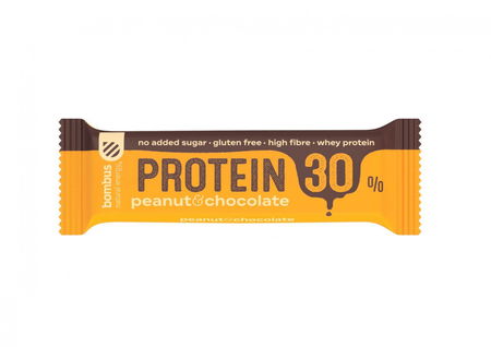 Bombus Proteín 30% Peanut a chocolate 50 g