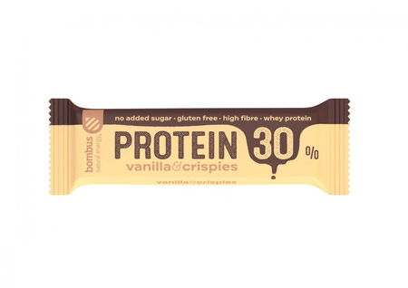 Bombus Proteín 30% Vanilla a crispies 50 g