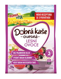 Bonavita Dobrá kaša ovsené lesné ovocie 55 g