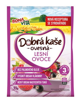 Bonavita Dobrá kaša ovsené lesné ovocie 55 g