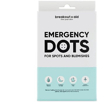Breakout+aid Náplasti pre citlivú pokožku so sklonom k akné Emergency Dots