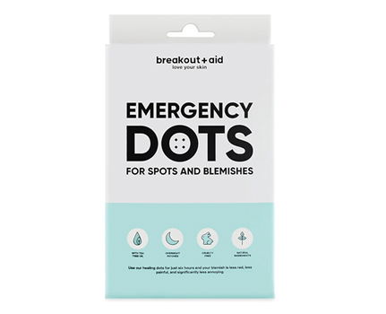 Breakout+aid Náplasti pre citlivú pokožku so sklonom k akné Emergency Dots