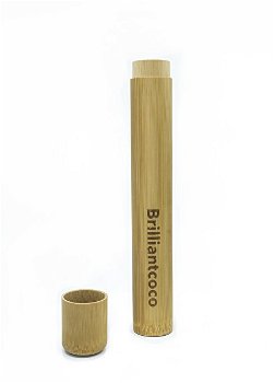 Brilliantcoco Bambusové puzdro na zubnú kefku